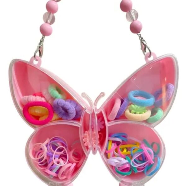 🦋💖 Butterfly Glam Hair Set – Stylish, Fun & Organized! 🎀✨