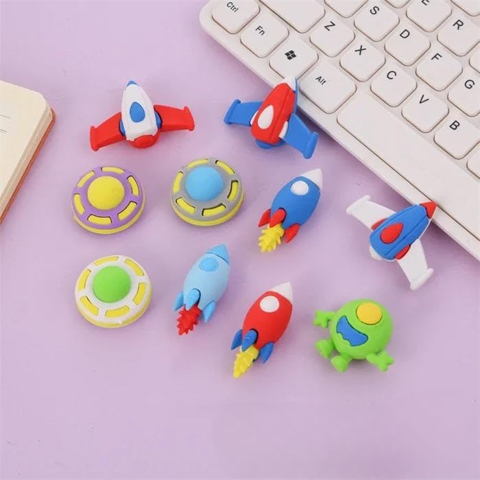 Galaxy Adventure Space Erasers 🚀✨