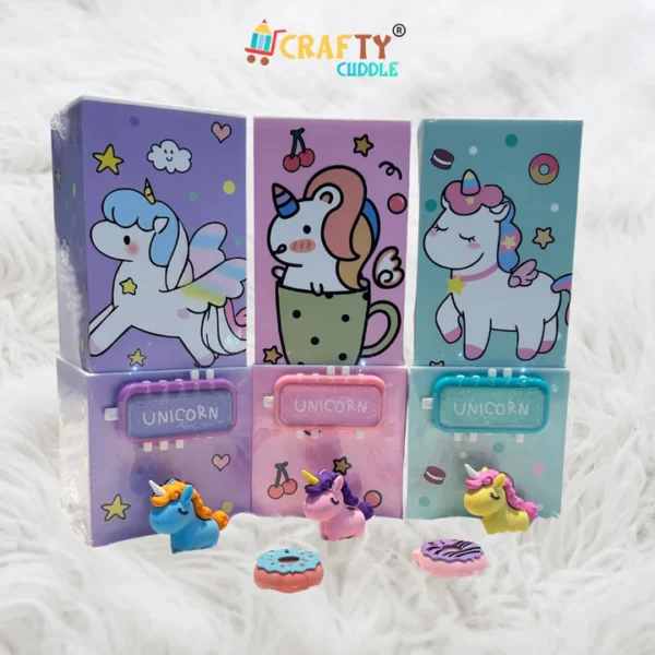 Unicorn Magic Pop-Up Pen Stand with Password Lock & Mirror