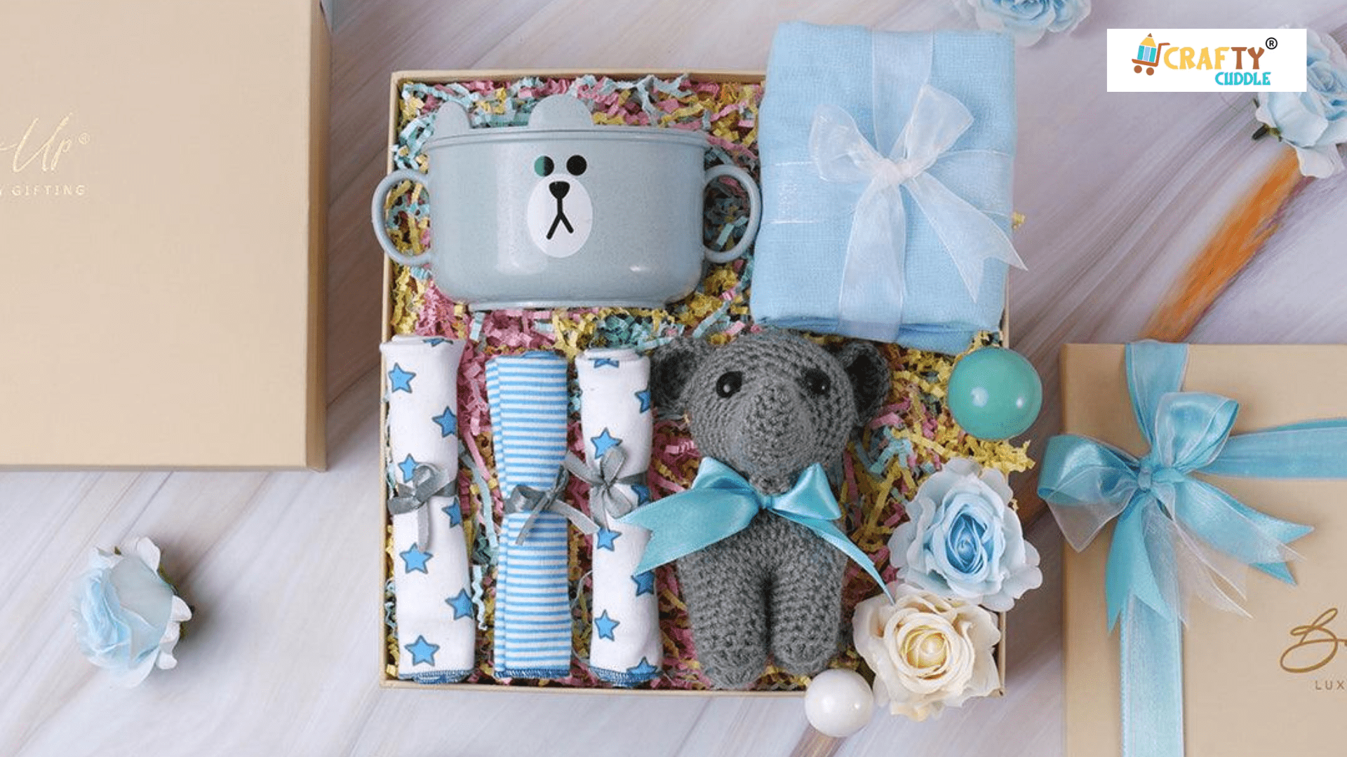Image of Personalized Gift Hampers for Returns for the kids.