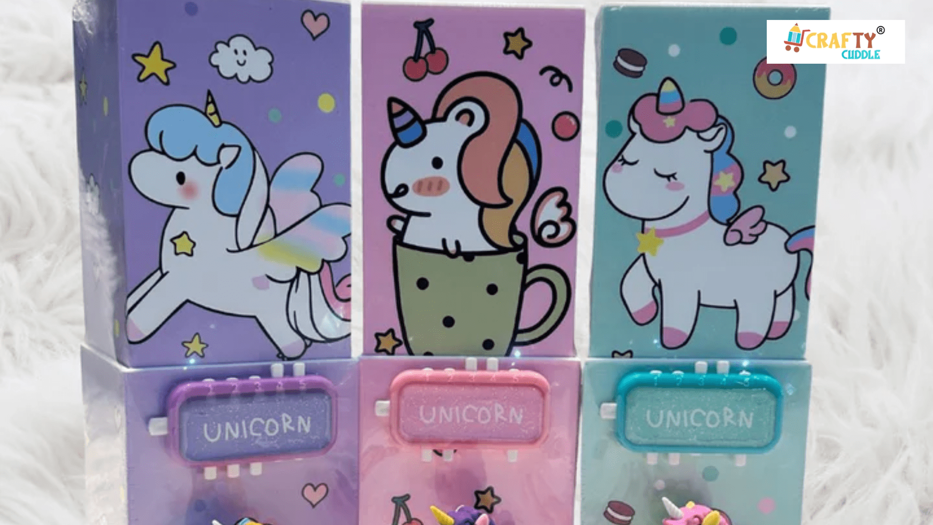 Image of unicorn themed pen stand