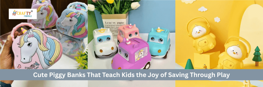 Cute Piggy Banks That Teach Kids the Joy of Saving Through Play - CRAFTY CUDDLE