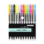 "✨ Glitter Neon Gel Pens 🌟 - Pack of 12 Bright & Bold Colors🎨 "CRAFTY CUDDLE"✨ Glitter Neon Gel Pens 🌟 - Pack of 12 Bright & Bold Colors🎨 "Neon Glitter Pen_12
