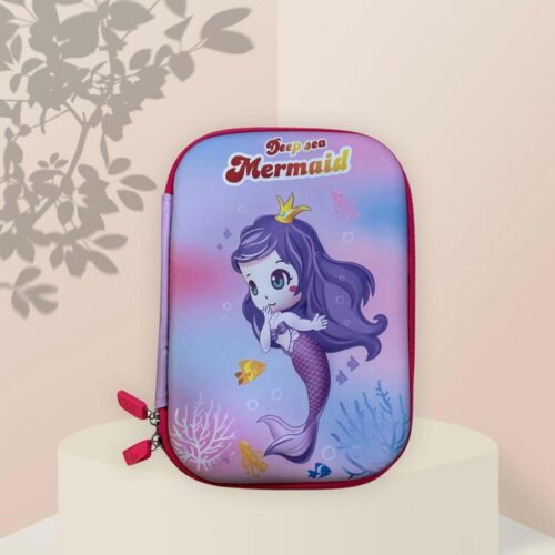 Magical Mermaid Stationery Pouch for kids with colorful mermaid design
