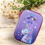 Magical Unicorn EVA Pencil Pouch with waterproof design and smooth double zippers.