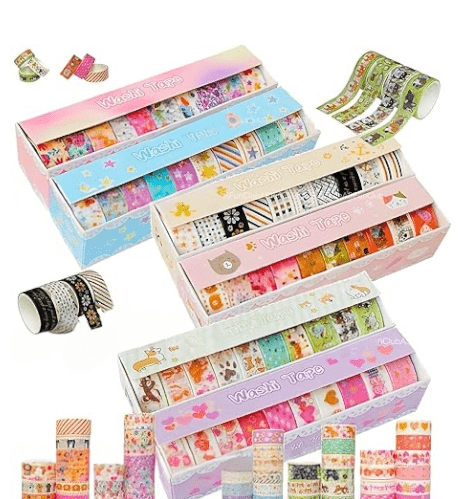 🌈 Ultimate Washi Tape Wonderland – 60 Rolls of Pure Creativity! 🎨✨ - CRAFTY CUDDLE🌈 Ultimate Washi Tape Wonderland – 60 Rolls of Pure Creativity! 🎨✨product_type  for kids