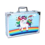 Unicorn Design Color Set for kids with coloring pens and stickers