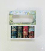 Washi Tape 20 Rolls – Oil Painting GreenCRAFTY CUDDLESet of washi tape with colorful packaging on a white background