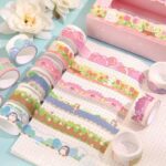 Washi Tape – 20 pcs Love Bubble SetCRAFTY CUDDLESet of colorful washi tape rolls on a grid paper background with a pink box.