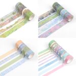 Washi Tape 20 Rolls – The Silence in the Painting SeriesCRAFTY CUDDLERolls of decorative tape with different patterns on a white background