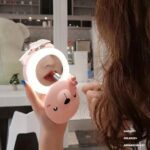 "💄✨ Cartoon Cosmetic Mirror Fan with Light 🌟 - Cute & Practical!"CRAFTY CUDDLE"💄✨ Cartoon Cosmetic Mirror Fan with Light 🌟 - Cute & Practical!"Mini Fan