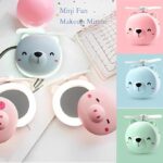 "💄✨ Cartoon Cosmetic Mirror Fan with Light 🌟 - Cute & Practical!"CRAFTY CUDDLE"💄✨ Cartoon Cosmetic Mirror Fan with Light 🌟 - Cute & Practical!"Mini Fan
