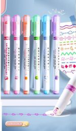 🖋️ Linear Roller Color Pens – Vibrant 6 - Pack!CRAFTY CUDDLE🖋️ Linear Roller Color Pens – Vibrant 6 - Pack!Linear Pen