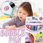 "🍿 Magic Puffy Popcorn Pens for Kids 🎨 - Pack of 6 Fun & Colorful Pens!" - CRAFTY CUDDLE"🍿 Magic Puffy Popcorn Pens for Kids 🎨 - Pack of 6 Fun & Colorful Pens!"product_type  for kids