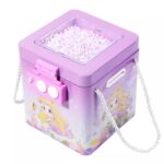 Piggy bank with a colorful mermaid design