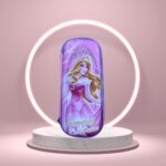 Pink Princess Charm zipper pouch with a cute princess design and zipper closure.