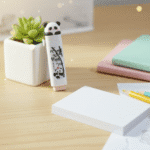 Cute Push - Pull Cartoon Erasers for KidsCRAFTY CUDDLEPanda - themed push pull eraser on a light surfacePanda