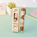 Kawaii Sliding Eraser Pens with Cute CharactersCRAFTY CUDDLEKawaii Sliding Eraser Pens with Cute CharactersBear