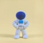 Astronaut Shape Cute ErasersErasersCRAFTY CUDDLEAstronaut theme eraser with blue face on a beige background1cutestationery stationerylover kawaiistationery noveltystationery kidsstationery schoolsupplies stationeryaddict returngifts backtoschool space theme