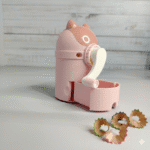 Cute Cartoon Manual Pencil SharpenerStationery > Erasers & SharpenersCRAFTY CUDDLEPink pencil sharpener with two sharpened pencil tips on a light gray backgroundBlueKidsStationery CuteStationery KawaiiStationery SchoolSupplies StationeryAddict CartoonStationery BackToSchool StudyEssentials PastelStationery StationeryLove