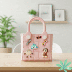 Waterproof EVA Handbag for GirlsKids BagsCRAFTY CUDDLEWaterproof EVA Handbag for GirlsPinkKidsToteBag GirlsHandbag CuteKidsAccessories WaterproofBag CartoonBag MiniTote KidsFashion TrendyForKids GiftForGirls EverydayCarry