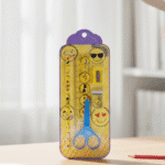 Kids 5 - Piece Cartoon Stationery SetStationery SetsCRAFTY CUDDLEPackaged set with ruler and scissors on a neutral backgroundEmojikidsstationery cutestationery schoolsupplies backtoschool stationerylove cartoonstationery kawaiistationery kidsgifts returngifts studentessentials stationeryshop creativekids schoolessentials giftideasforkids trendingproducts shopnow