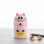 Cute Cartoon Manual Pencil SharpenerStationery > Erasers & SharpenersCRAFTY CUDDLEPink panda - shaped pencil sharpener with a clear lid on a white surface.PinkKidsStationery CuteStationery KawaiiStationery SchoolSupplies StationeryAddict CartoonStationery BackToSchool StudyEssentials PastelStationery StationeryLove