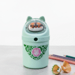 Cute Cartoon Manual Pencil SharpenerStationery > Erasers & SharpenersCRAFTY CUDDLECute cartoon cat - shaped pencil sharpener with green design on a white backgroundGreenKidsStationery CuteStationery KawaiiStationery SchoolSupplies StationeryAddict CartoonStationery BackToSchool StudyEssentials PastelStationery StationeryLove