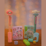 Kawaii Bunny Kids Stationery Gift SetStationery SetsCRAFTY CUDDLESet of cartoon - themed stationery items on a wooden surface with a blurred colorful background.Pack of 2 (Pink & Green)kidsstationery cutestationery schoolsupplies backtoschool stationerylove cartoonstationery kawaiistationery kidsgifts returngifts studentessentials stationeryshop creativekids schoolessentials giftideasforkids trendingproducts shopnow