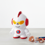 Robot Shape Manual Pencil SharpenerStationery > Erasers & SharpenersCRAFTY CUDDLEToy robot pencil sharpener on a white backgroundWhiteKidsStationery CuteStationery KawaiiStationery SchoolSupplies StationeryAddict CartoonStationery BackToSchool StudyEssentials PastelStationery StationeryLove