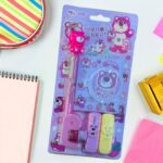 Packaged stationery set with 'Hello Bear' design on a white background