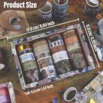 Vintage Travel Washi Tape Set - 24 RollsDecorative Washi TapeCRAFTY CUDDLESet of washi tape rolls in a box with measurements on a map - themed backgroundwashitape vintagestationery traveltheme mapdesign journaling junkjournal scrapbooking plannerdecor artjournaling diysupplies aestheticstationery stationerylovers creativejournaling papercrafts stationeryaddict