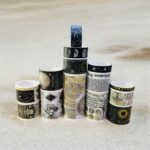 Astronomy Theme Washi Tape Set - 18 RollsDecorative Washi TapeCRAFTY CUDDLESet of washi tapes with decorative labels on a textured surfacewashitape washitapelove washitapeaddict celestialstationery astronomyaesthetic journaling junkjournal artjournaling scrapbooking creativejournaling aestheticstationery vintagestationery stationerylovers
