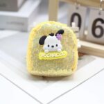 Mini Sequin Coin Pouch for KidsCoin pouchCRAFTY CUDDLEYellow sequined pouch with a cartoon character on a white surfaceYellowSequinPouch CuteAccessories KidsAccessories CoinPouch GlitterPouch ReturnGiftIdeas KawaiiStyle MiniPouch StationeryLovers TrendyKids