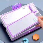 Dinosaur Passcode Pencil BoxDino theme pencil boxCRAFTY CUDDLEPencil case with a screen and buttons on a gray surfaceBackToSchoolEssentialsCuteDinosaurs