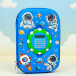Space Pencil Case with CalculatorCrafty CuddleSpace Pencil Case with CalculatorBlue