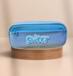 Sweet Dreams Pencil PouchSweet Dream Pencil PouchCrafty CuddleBlue pencil case with 'Sweet' text on a beige backgroundSky Blueaesthetic pencil pouchback to school supplies