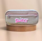 Sweet Dreams Pencil PouchSweet Dream Pencil PouchCrafty CuddlePencil case with 'SWEET' text on a beige backgroundPeachaesthetic pencil pouchback to school supplies
