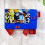 Naruto Theme Multipurpose Pencil BoxPencil BoxCRAFTY CUDDLEPencil Case with animated character display on a wooden surfacenaruto narutoanime animekids animeproducts narutomerch animefans kidsstationery schoolstationery pencilbox animecollection