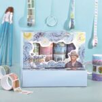 Art Club washi tape set with 20 decorative masking tape rolls