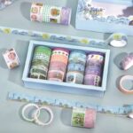 Art Club washi tape set with 20 decorative masking tape rolls